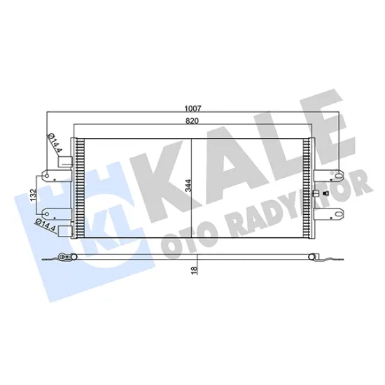 KONDENSER (KLIMA) RADYATORU SCANIA P, G, R, T SERILER 2004 VE SONRASI