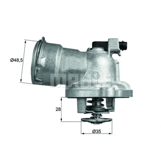 TERMOSTAT 87°C GOVDELI CONTALI (MERCEDES OM642 / 203-204-211-221-164)