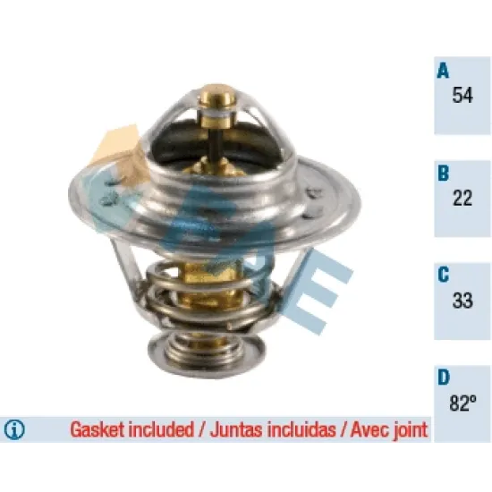 TERMOSTAT 82°C CORSA.C 1.7d *Y17DT*