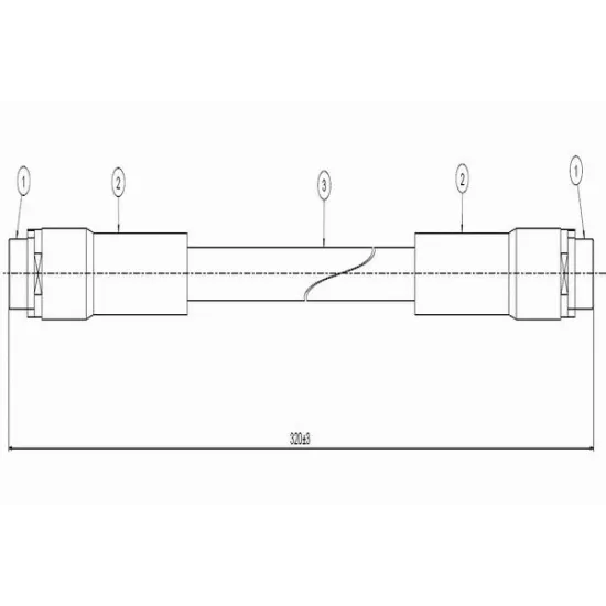 FREN HORTUMU ON (VW PASSAT 95-/ AUDI A4 94-01/ A6 94-04/ SKODA SUPERB 02-07)