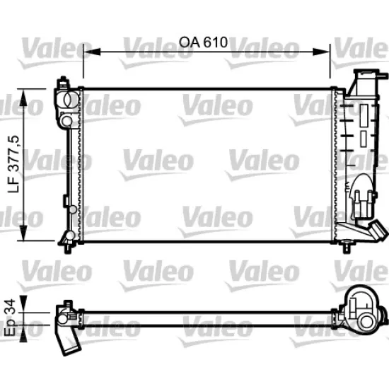 RADYATOR SU OTOMATIK ( PEUGEOT 306 1.8 2.0 CITROEN ZX )