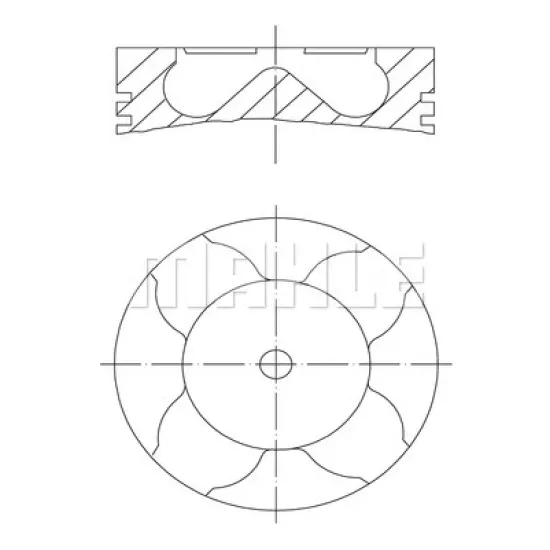 PISTON+SGM (ADET) STD LINEA-DOBLO 1.6mjt * A16FDH* *79.5*