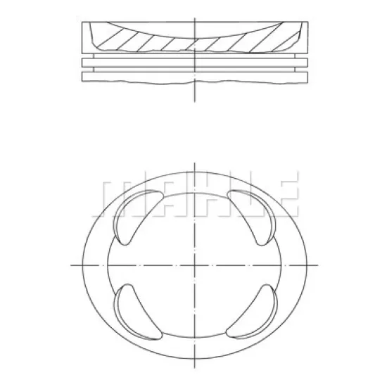 PISTON+SEGMAN EP6C