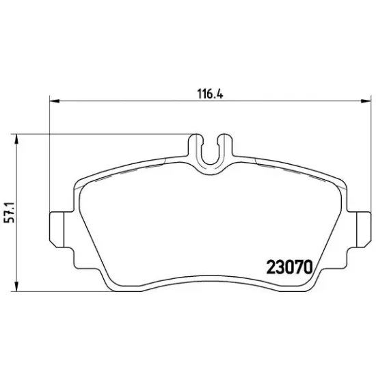 FREN BALATASI ON ( MERCEDES W168 -W414 VANEO )