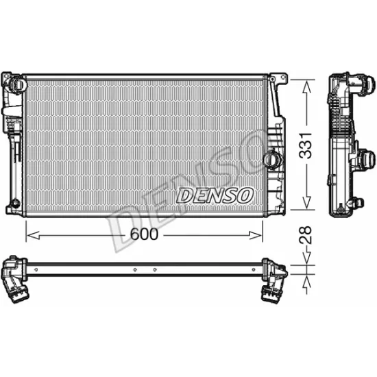 SU RADYATORU ( BMW F20-21-22-30-31-32-34 OTOMATIK ) BRAZING