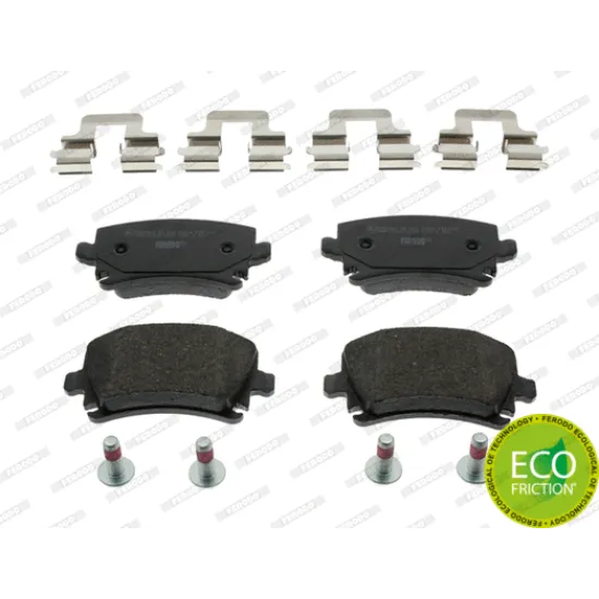 ARKA FREN BALATASI-KABLOSUZ- (VW CADDY 04-11 GOLF 04-14 AUDI A3 04-13 SEAT LEON 06-13 SKODA OCTAVIA 04-13)