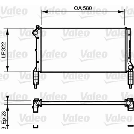 RADYATOR (FIAT DOBLO 1,2 1.6 01-)