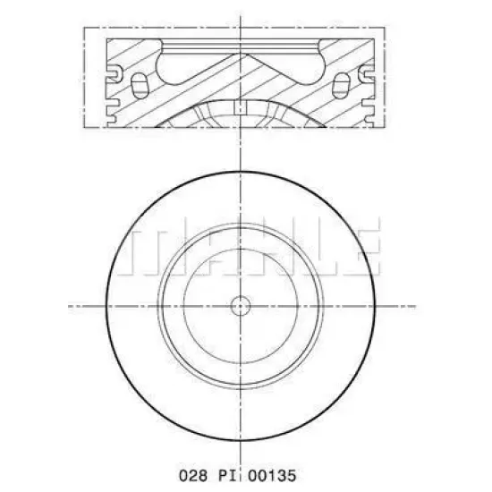 PISTON SEGMAN KOMPLE STD  AUDI A4-A6-Q5-Q7  VW TOUAREG  CDU-CJG-CRC-CLA-CTB