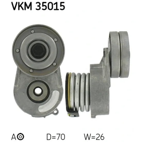 V KAYIS GERGI RULMANI KUTUKLU ( ASTRA H COMBO CORSA C MERIVA 1.7DI 1.7CDTI Z17DTH )