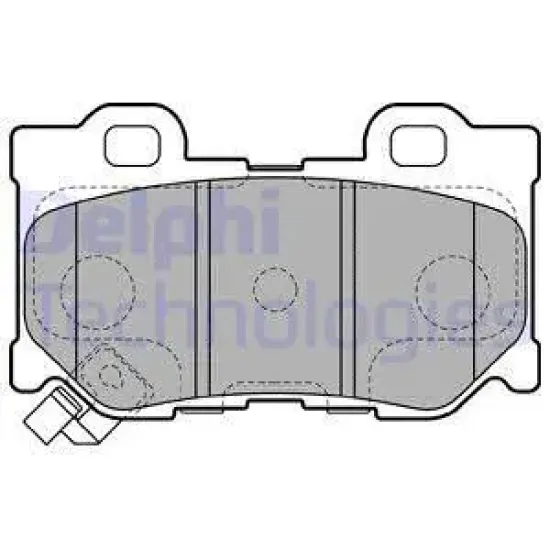 BALATA FREN ARKA-(INFINITI FX30 3.0 DT / FX37 3.7 / INFINITI G7 3.7 / Q50 / Q60 / Q70 / NISSAN 370Z 2006//  )