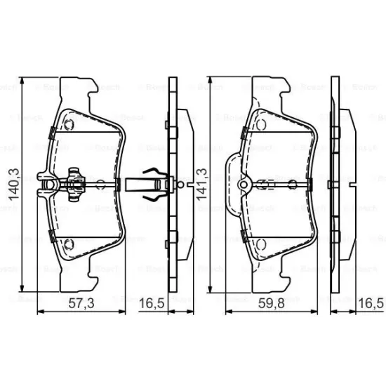 FREN BALATASI ARKA W203 04>07 S203 04>07 C209 06>09 A209 04>05 C219 04>10 C218 11>17 W211 03>08