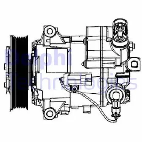 KLIMA KOMPRESORU (OPEL ASTRA J 1.6 09-15 INSIGNIA 1.6i Turbo 08--)