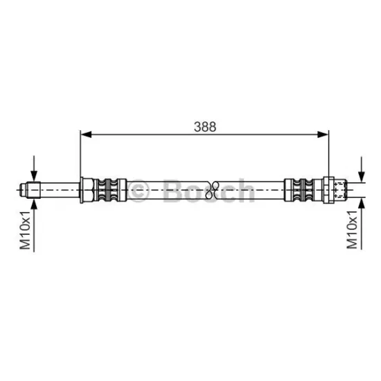 xxxFREN HORTUMU 388,00 MM (MERCEDES BENZ)