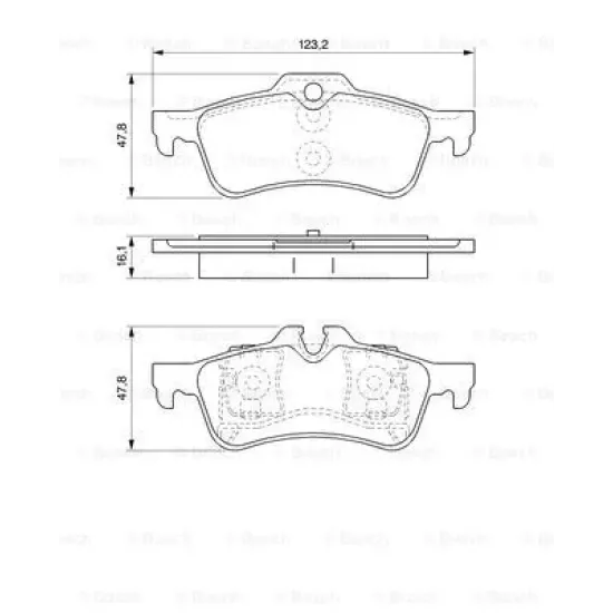 FREN BALATASI ARKA MINICOOPER R50-R52-R53