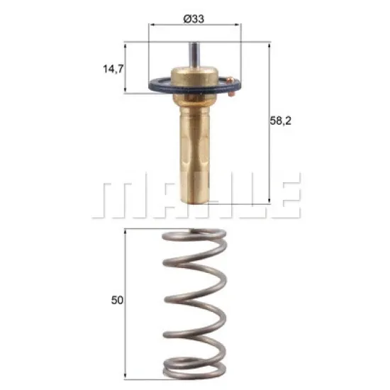 TERMOSTAT 89C FORD C-MAX II FIESTA VI FOCUS III KUGA II MONDEO IV VOLVO S60 II S80 II V60 I II