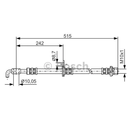 HORTUM FREN ARKA R/L-(HYUNDAI ELANTRA 00/06 )