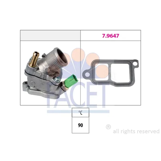 TERMOSTAT VOLVO C 30 C 70 II S 40 II S 60 I S 60 I AWD S 80 I S 80 I AWD V 50 V 70 II V 70 II AWD X