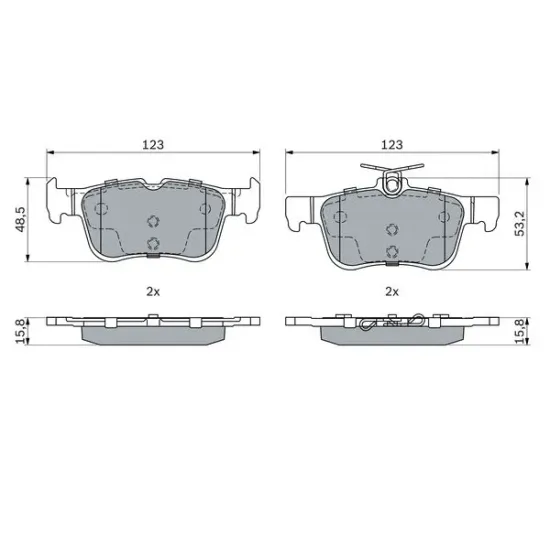 FREN BALATA ARKA 14> MONDEO-SMAX