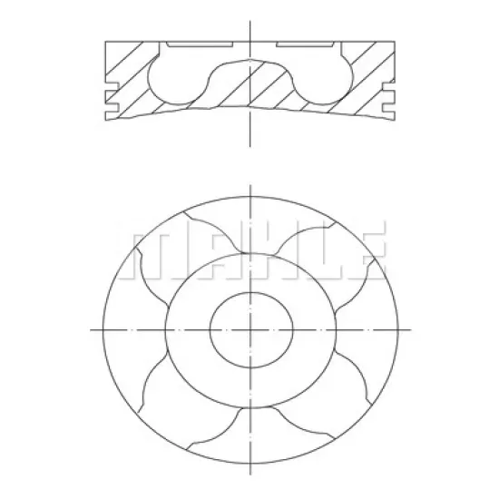 MOTOR PISTON SEGMAN KOMPLE STD (79.00MM) CORSA C – ASTRA H – MERIVA A – Z17DTH