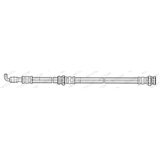 FREN HORTUMU ARKA (MAZDA 323 F V / 626 IV 91-04) / (MX-6 92-97) /(PREMACY 99-05) / (XEDOS 6 92-99)