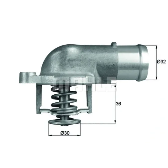 TERMOSTAT 87°C - ( VW TRANSPORTER V 2.5TDI )