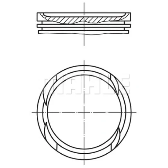 MOTOR PISTON SEGMAN DOBLO PUNTO PALIO ALBEA 1,2 16V (70,80mm) / (040)