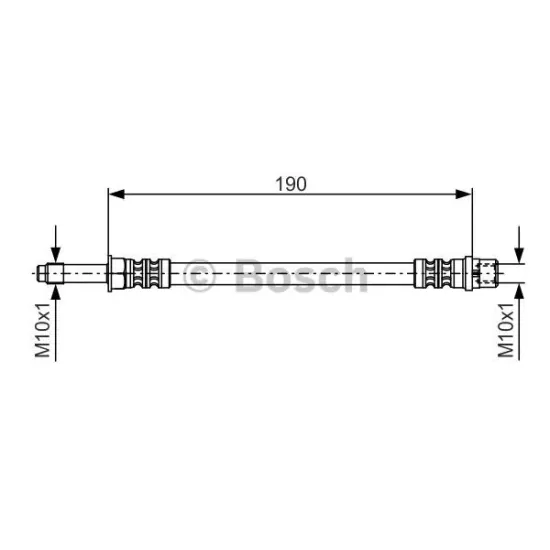 HORTUM FREN ON R/L-(MITSUBISHI L300 86/94 EM )