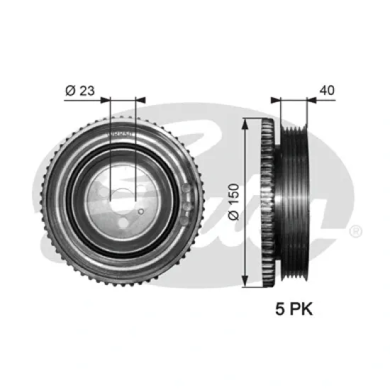 KRANK KASNAGI ( FIAT 1.2 1.4 BRAVO II IDEA PANDA 09-13 PUNTO 99-12 EGEA 1.4 500 07-/ / JEEP 1.4 RENEGADE COMPASS )