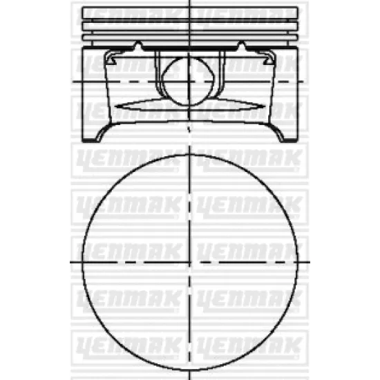 PISTON+SGM (ADET) STD ASTRA.H 1.6 16V *Z16XEP* *79*