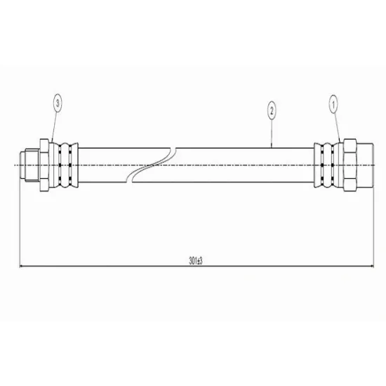 FREN HORTUMU ARKA 95-03 5-SERI (E39) 