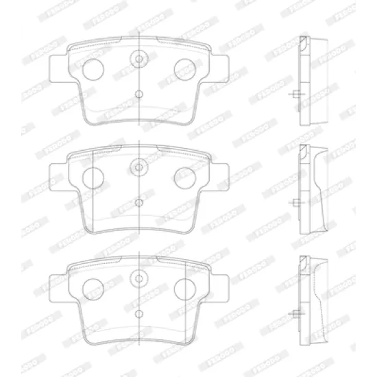 ARKA FREN DISK BALATA ( FORD MONDEO 2004- )