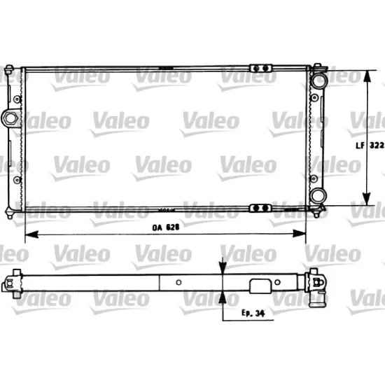 SU RADYATORU (VW CADDY 96-03 POLO CLS 96-00)