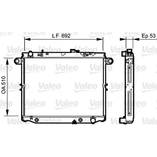 RADYATÖR TOYOTA LAND CRUISER (HD/UZ 10) 01/98