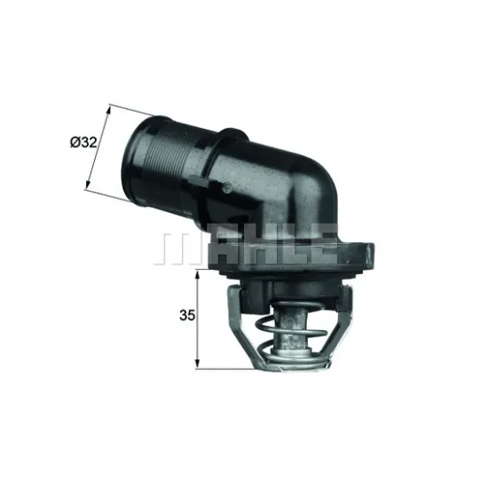 TERMOSTAT 89°C 96> 106-306-1007-C2-C3 1.4i-1.6i