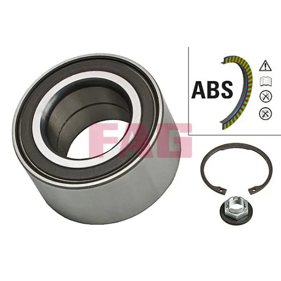 ÖN AKS RULMANI +ABS KIT ( FORD FOCUS 1.6 98-05 FİESTA 08- )