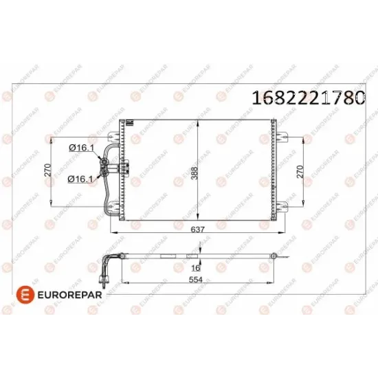 KLIMA RADYATORU-(RENAULT MEGANE I 1.4-1.6-2.0 8V-16V 98-03 )