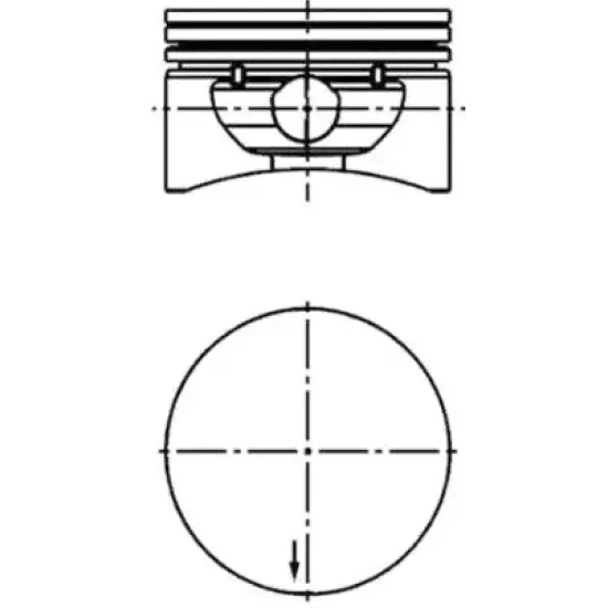 PISTON+SEGMAN (AD) STD ASTRA.G 1.6 16V *Z16XE* *79*