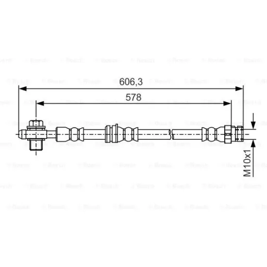 HORTUM FREN ARKA SAG-(CHEVROLET LACETTI 04/10 )