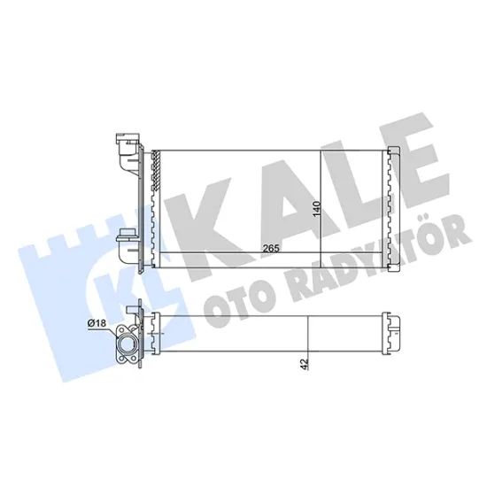 KALORIFER RADYATORU (BMW 3 SERI E30 (82-91) )