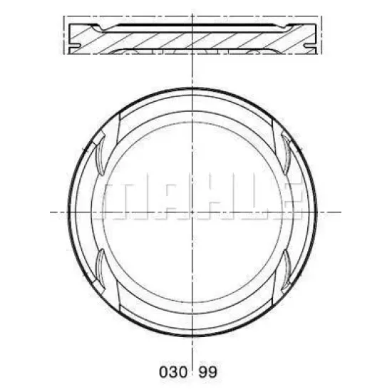 PISTON+SGM (ADET) STD 97> GOLF.IV-BORA 1.6 16V *BCB-AZD* *76.51* 