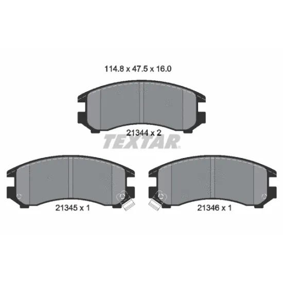 BALATA FREN ON - (SUZUKI SWIFT 90/02 SEDAN 1.6-1.3 GTI/ SUNNY 1.6i-1.7 D 86/91/ SENTRA 1.6i 86/91)