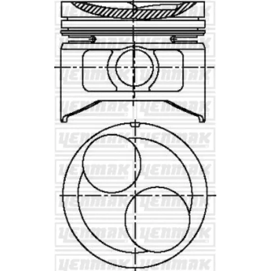 PISTON+SGM (ADET) STD CORSA.B 1.2 8V *C12NZ* *77.6*