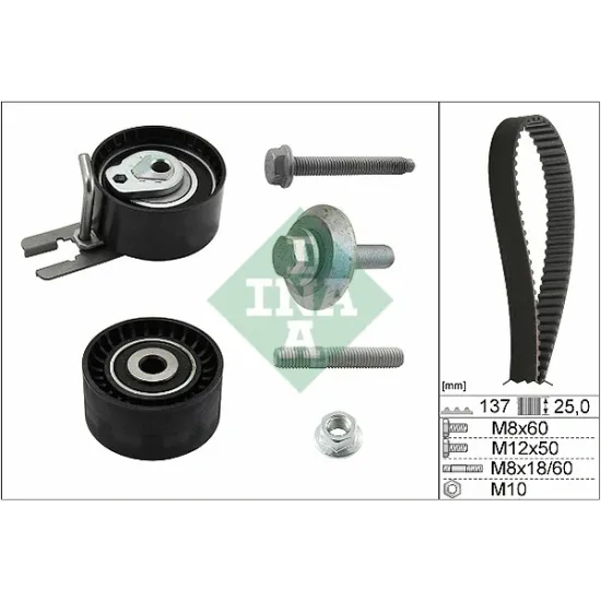 TRIGER SET ( FORD FOCUS CMAX 1.6 TDCİ 03- ) (FIAT SCUDO 1.6D MTJ 07-/CITROEN BERLINGO C3 C4 C5 1.6HDI 05-/JUMPY 1.6HDI 07- )