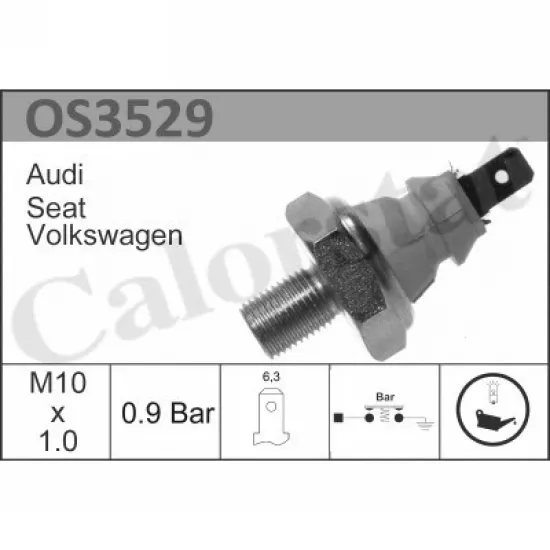 YAG MUSURU-GRI 0,9BAR (VW GOLF 87-98 PASSAT 87-05 POLO 91-00 TRANSPORTER 91-04 AUDI A3 97-00 A4 95-01 A6 95-01)