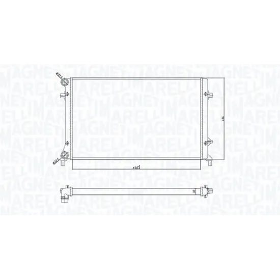 SU RADYATORU (BRAZING-MAN.) HYUNDAI ACCENT 1.3-1.5-1.6 00/02