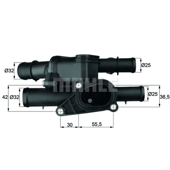 TERMOSTAT KOMPLE (VW GOLF 98-06 AUDI A3 97-03) BFQ OTOMATIK