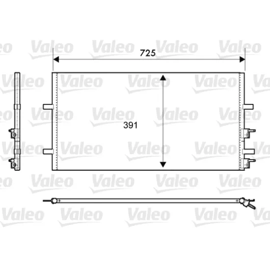 KONDANSER KLİMA RADYATÖRÜ ( FORD TRANSIT 2.2TDI V347 06-)