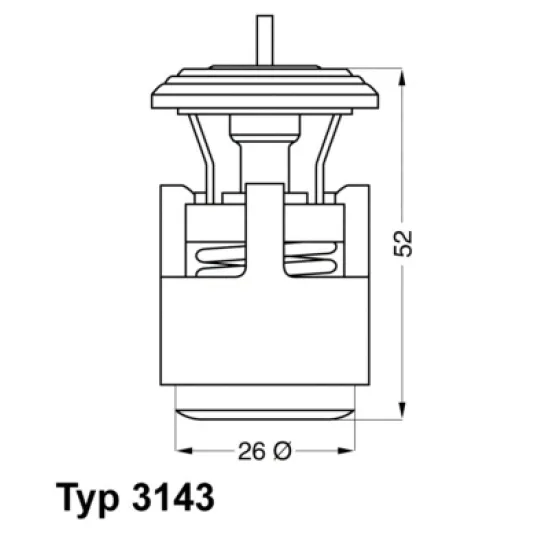 TERMOSTAT 87°C GOLF.IV-BORA-POLO