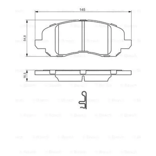 FREN BALATASI ON-JEEP CHRYSLER COMPASS 07- PATRIOT 08-17