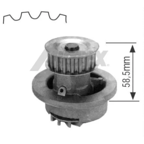 DEVIRDAIM SU POMPASI CORSA B ASTRA F ASTRA CLASSIC X14NZ 14NV C14NZ 16SV X14SZ C16SE